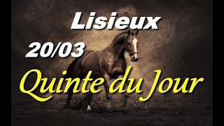 PRONOSTIC PMU QUINTE DU JOUR MERCREDI 20 MARS 2024 [upl. by Micky]