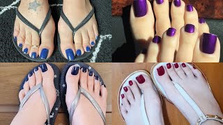 Immense beauty intrinsic pedicure designs ideas immensely pretty toe nail colors ideas collection [upl. by Nay]