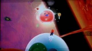 Super Mario Galaxy Walkthrough Melty Molten Galaxy Secret Star  Burning Tide [upl. by Otiv469]