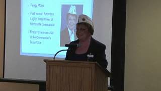 Commander Peggy Moon Speaking at the Salute to Women Veterans Event [upl. by Ebocaj]