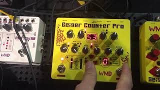 NAMM 2017 WMD Geiger Counter Pro Pedal [upl. by Idnym]