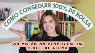 Como conseguir 100 de bolsa no ensino médio Dicas e material para estudo [upl. by Irat]