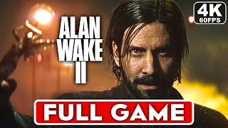 ALAN WAKE 2 Gameplay Walkthrough Part 1 FULL GAME 4K 60FPS PC ULTRA  No Commentary [upl. by Revkah]