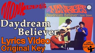 the Monkees  Daydream Believer Lyrics Video [upl. by Acisset]