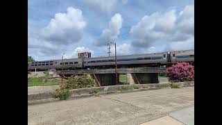 Amtrak Crescent in New Orleans 26June2024 [upl. by Arihk]