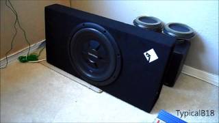 Blown Rockford Fosgate R2S1X12 LookDemo [upl. by Attenaz]