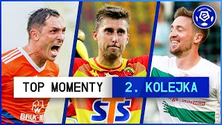 TOP MOMENTY 2 kolejki  Ekstraklasa  202122 Komentarz [upl. by Ahsiei]