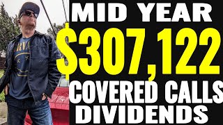 Mid Year 307122 only using Covered Calls and Dividends  I Show you [upl. by Ayala]