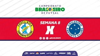 Campeonato Brasileiro  Costa Rica Juventude x Cruzeiro  Semana 8  Ao vivo [upl. by Kay]