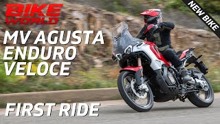 2024 MV Agusta Enduro Veloce  First Ride [upl. by Canice]