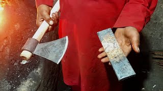 Making a woodcutter ax [upl. by Ariaz71]