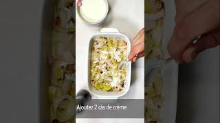 Gratin de ravioles saumon amp poireaux [upl. by Napas438]