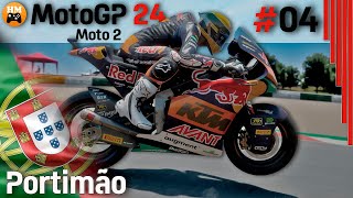 MotoGP 24  Modo Carreira 04  GP de Portimão  influenciaram no resultado ao nosso favor 4k60 [upl. by Metah]