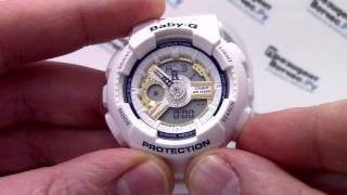 Часы Casio BabyG LOV16A7A  Инструкция как настроить от PresidentWatchesRu [upl. by Kuska207]