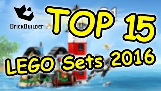 TOP 15 Lego set of all year 2016  Speed Build [upl. by Irolam423]