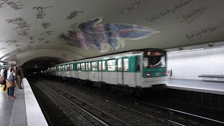 Paris Métro 10  Cluny La Sorbonne [upl. by Jeri845]