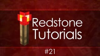 Redstone Tutorials  21 Piston Door Lock [upl. by Melba620]