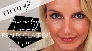 TUTO LOOK Maquillage de Fête pour peaux claires [upl. by Orlando]