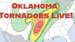 Storm Chasing LIVE In the Path of Oklahoma Tornadoes on Saturday April 27 2024 [upl. by Genie920]