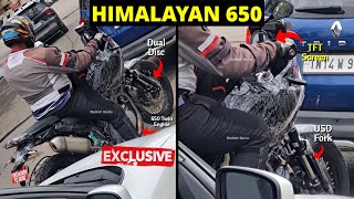 RE Himalayan 650 Spied  Features amp All Detailed  Inside Update [upl. by Assen]