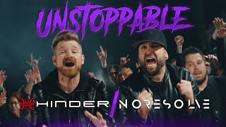 UNSTOPPABLE sia ROCK Cover by NO RESOLVE amp HinderBackstage Official Music Video [upl. by Nelly]