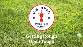 How to prepare and hit from US Open rough  The Country Club at Brookline [upl. by Alleram]