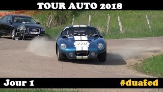 Tour Auto 2018 Jour1  les plus beaux passages ES1  DijonPrenois [upl. by Knowle]