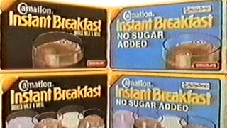 80s Ads Carnation Instant Breakfast 1987 [upl. by Aicinet]