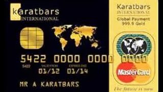 How to get a Karatbars Mastercard [upl. by Ecnahc570]