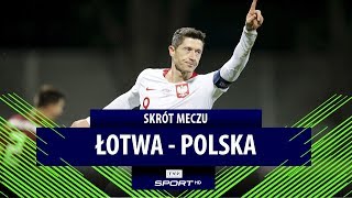 El Euro 2020 Łotwa  Polska Hattrick Lewandowskiego  Skrót meczu [upl. by Iret]