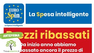 Nuovo Volantino Eurospin Prezzi Ribassati 2024 [upl. by Acinot]