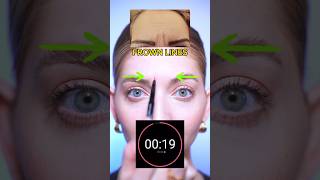 how to eliminate frown lines frownlines faceyoga facefitness facialfitness facialyoga [upl. by Antonella]