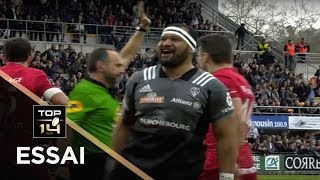 TOP 14  Essai James JOHNSTON CAB  Brive  Lyon  J23  Saison 20172018 [upl. by Jempty]