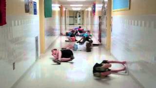 Hallway Swimming 2013 Mr Hendersons 4th Grade Class [upl. by Ailemor789]