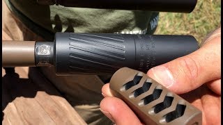 Thunder Beast 5quot vs 9quot suppressors on 65mm Creedmoor [upl. by Macleod]