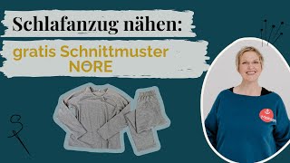 Schlafanzug nähen mit Schnittmuster NORE [upl. by Luemas]