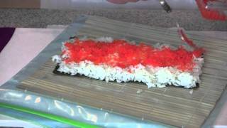 Spicy Crab Sushi Roll [upl. by Ihsar]