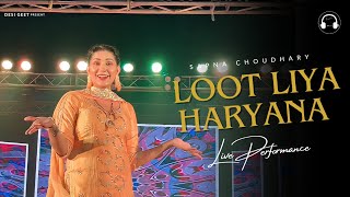 Loot Liya Haryana  Sapna Choudhary Dance Video 2023  New Haryanvi Songs Haryanavi 2023 [upl. by Alleunam648]