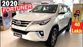 2020 Toyota FORTUNER BS6  7 Seater Real SUV  4x2 Automatic Full Review Features amp OnRoad Price [upl. by Laniger841]