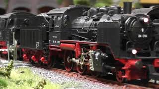 Dampflok Bewegungsfahrt BR 24BR 64 Thomas seine Bahn  Baustelle  23 [upl. by Trebor891]