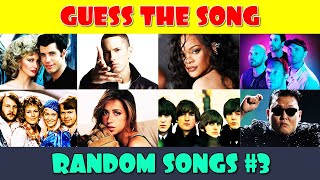 Guess the 50 Random Songs Part 3  Music Quiz [upl. by Ynnos]