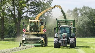 Grass silage 2020  Krone Big X 650  Fendt 818  820  Krone TX 460 D [upl. by Letnohs]