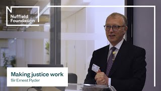 Making justice work  Sir Ernest Ryder [upl. by Lael829]