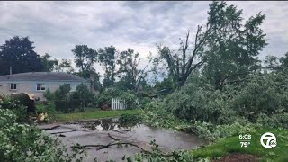 Livonia neighbors battling insurance companies following June tornado [upl. by Lilybelle]