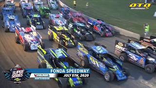 Fonda Speedway Short Track Super Series Highlights  7520 [upl. by Hplar]