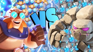 GOLEM VS ELECTRO GIANT 2024  Clash Royale Challenge [upl. by Langelo]