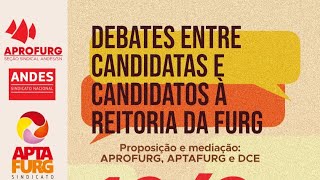 DEBATE CHAPAS REITORIA DA FURG  1009  17H  SANTO ANTÔNIO DA PATRULHA [upl. by Lattimer924]