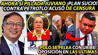 ¡FIN DE OPOSICIÓN POLO SE PELEA CON URIBE PILLADA JUVINAO ¡PLAN SUCIO CONTRA PETRO EN CONGRESO [upl. by Kellina529]