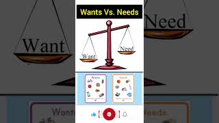 Wants vs NeedsEconomicsMicro Economicswantsneedseconomicsyoutubeshortsshorts [upl. by Eenerb]