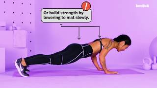 How To Perfect Your Pushups With Betina Gozo  WorkoutWednesday  Womens Health [upl. by Fortunna407]